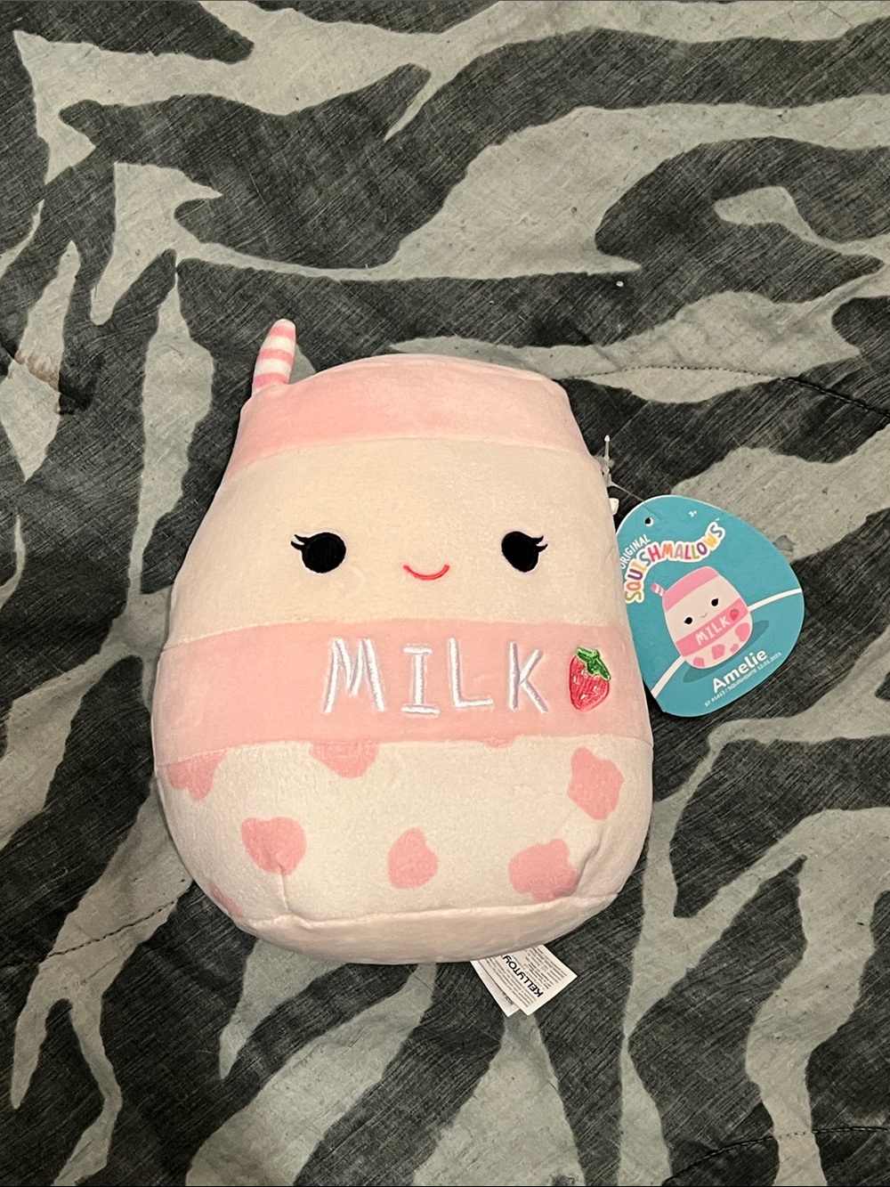 Strawberry Milk 8” Squishmallow